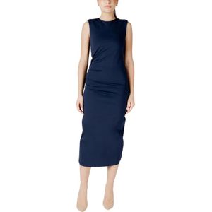 Jacqueline de Yong, Dames, Jurken, Blauw, Maat: M Katoen,