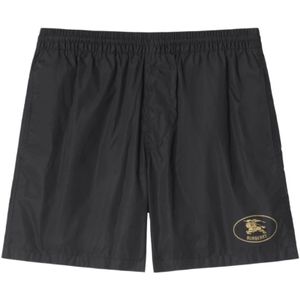 Burberry, Heren, Badkleding, Zwart, Maat: L Polyamide,