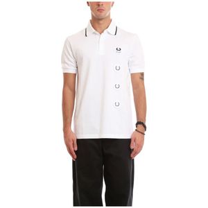Fred Perry, Heren, Tops, Wit, Maat: S