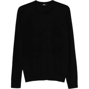 Alpha Studio, Heren, Truien, Zwart, Maat: M Zijde,