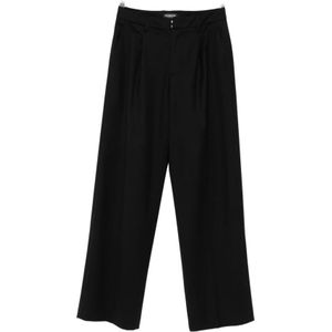 Dondup, Dames, Broeken, Zwart, Maat: M Wol,