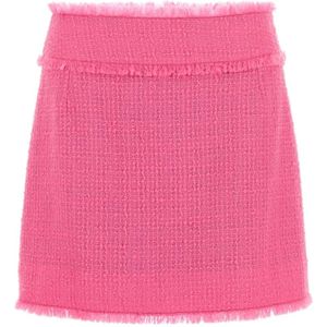 Dolce & Gabbana, Dames, Rokken, Roze, Maat: S Tweed,