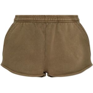 Entire Studios, Dames, Korte broeken, Groen, Maat: XS Katoen,