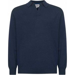 Saint Barth, Heren, Truien, Blauw, Maat: S