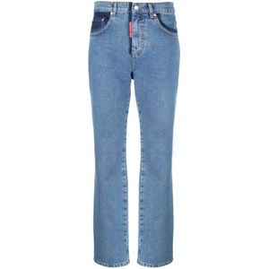 Moschino, Dames, Jeans, Blauw, Maat: W25 Denim,