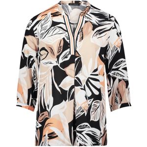 Betty Barclay - Blouse - Veelkleurig - Met Bloemenprint en 3/4 Mouwen