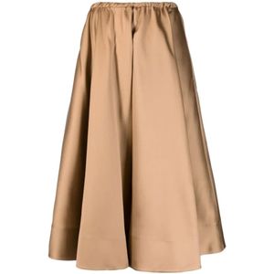 Valentino, Dames, Rokken, Beige, Maat: S Zijde,