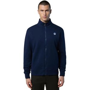 North Sails Logo Sweatshirt Met Rits