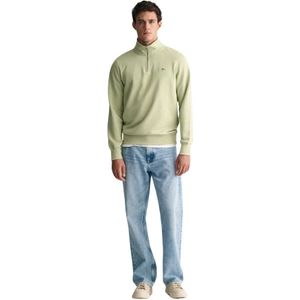 Gant, Heren, Sweatshirts & Hoodies, Groen, Maat: 2XL Katoen,