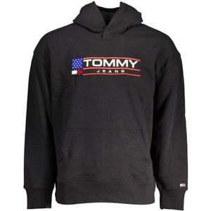 Tommy Hilfiger, Heren, Sweatshirts & Hoodies, Zwart, Maat: M Katoen,