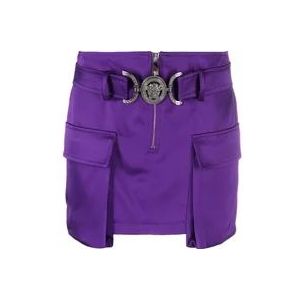 Versace Paarse rokken , Purple , Dames , Maat: S