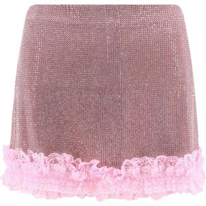 Self Portrait, Dames, Rokken, Roze, Maat: S Poliester,