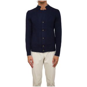 Eleventy, Heren, Truien, Blauw, Maat: L Wol,