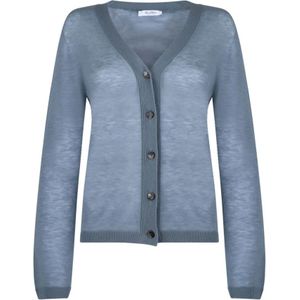 Max Mara, Dames, Truien, Blauw, Maat: S