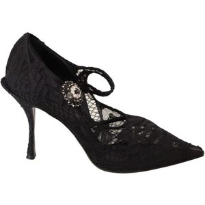Dolce & Gabbana, Dames, Schoenen, Zwart, Maat: 38 EU