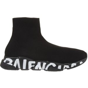 Balenciaga Speed Graffiti Sportschoenen , Black , Heren , Maat: 41 EU