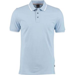 Hugo, Heren, Tops, Blauw, Maat: M Katoen,