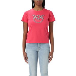 Pinko, Dames, Tops, Roze, Maat: S