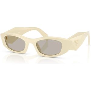 Prada, Dames, Accessoires, Beige, Maat: 50 MM Polyamide,