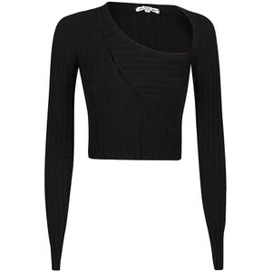 Cotton Citizen, Dames, Blouses & Shirts, Zwart, Maat: M Katoen,