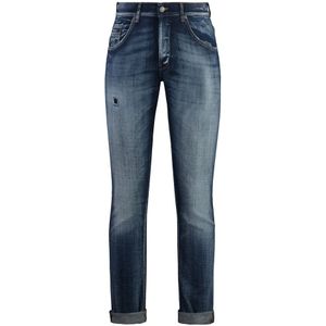 Dondup, Heren, Jeans, Blauw, Maat: W35 Katoen,