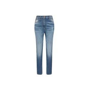 Balmain Slim Fit Denim Jeans , Blue , Dames , Maat: XS