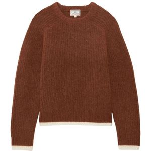 Ines de la Fressange Paris, Dames, Truien, Bruin, Maat: XS Mohair,