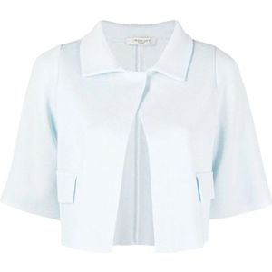 Charlott, Dames, Truien, Blauw, Maat: XL Katoen,