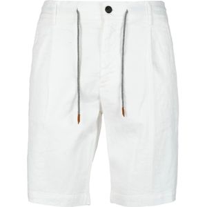 Eleventy, Heren, Korte broeken, Wit, Maat: W30 Katoen,