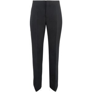 Bottega Veneta, Dames, Broeken, Zwart, Maat: S