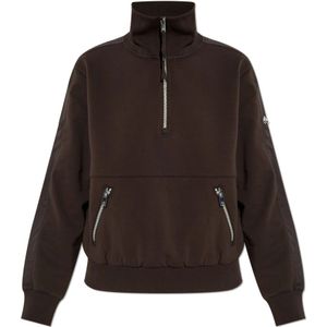 Moose Knuckles, Dames, Sweatshirts & Hoodies, Bruin, Maat: XS Katoen,