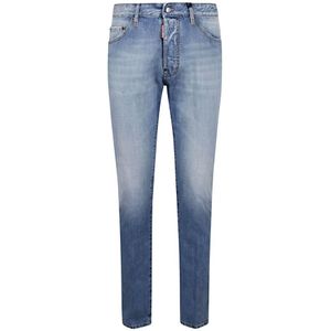 Dsquared2, Heren, Jeans, Blauw, Maat: XL Katoen,