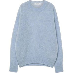 Pomandère, Dames, Truien, Blauw, Maat: S Mohair,