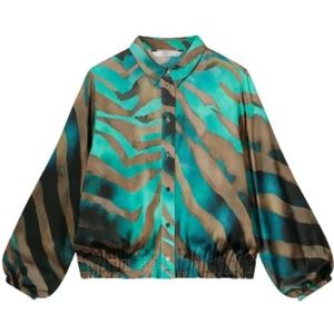 Summum Woman, Dames, Jassen, Veelkleurig, Maat: L Satijn,