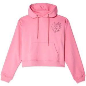SKY High Farm, Heren, Sweatshirts & Hoodies, Roze, Maat: S Katoen,