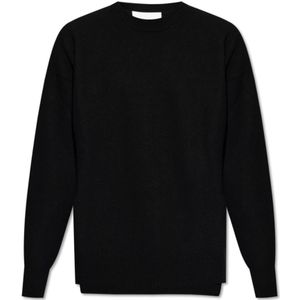 Jil Sander, Heren, Truien, Zwart, Maat: M Wol,