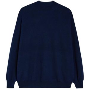 Aspesi, Dames, Truien, Blauw, Maat: S Wol,