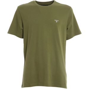 Barbour, Heren, Tops, Groen, Maat: S