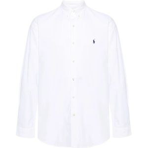 Ralph Lauren, Heren, Overhemden, Wit, Maat: S