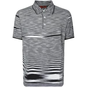 Missoni, Heren, Tops, Zwart, Maat: M Katoen,