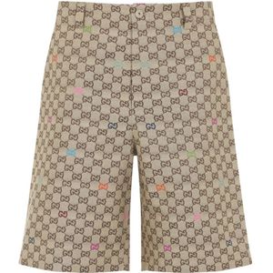 Gucci, Heren, Korte broeken, Veelkleurig, Maat: M Katoen,