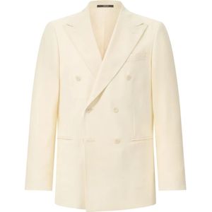 Boggi Milano, Heren, Jassen, Beige, Maat: S Wol,