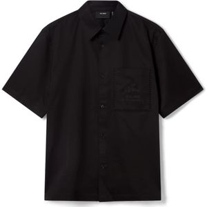 Axel Arigato, Heren, Overhemden, Zwart, Maat: L Katoen,