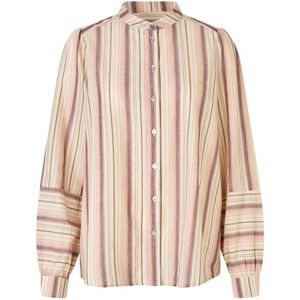 Lollys Laundry, Dames, Blouses & Shirts, Veelkleurig, Maat: XS Katoen,