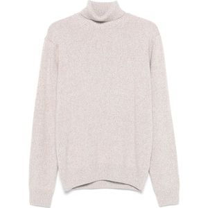 Barba, Heren, Truien, Beige, Maat: 2XL Wol,