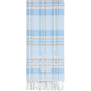 Acne Studios, Heren, Accessoires, Blauw, Maat: ONE Size Wol,