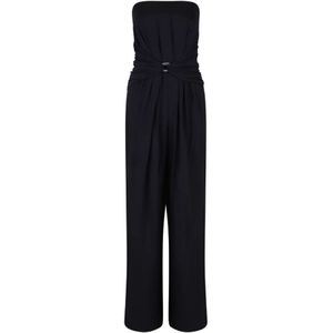 Max Mara, Dames, Jumpsuits & Playsuits, Blauw, Maat: 2XS Viscose,