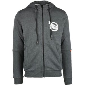Bikkembergs, Heren, Sweatshirts & Hoodies, Grijs, Maat: XL Katoen,