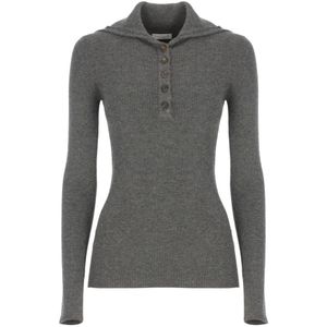 Brunello Cucinelli, Dames, Truien, Grijs, Maat: S Kasjmier,