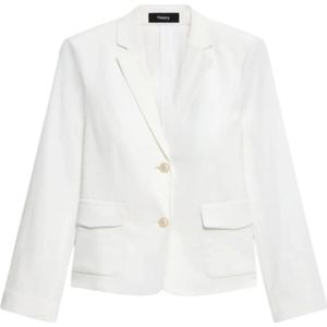Theory, Dames, Jassen, Wit, Maat: XS Linnen,